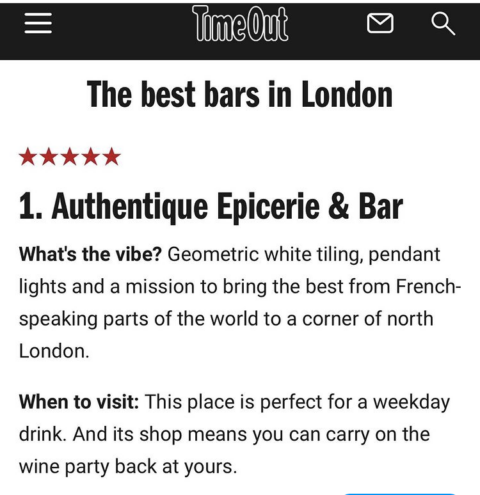 Authentique Epicerie & Bar